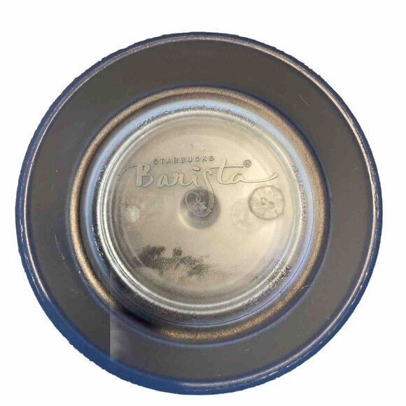 Starbucks 12oz Blue Rocket Tumbler Summer 2001 Barista Dome Lid Coffee Retro - Picture 6 of 8